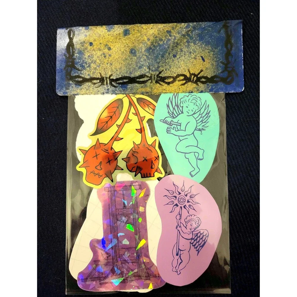 Sticker Pack. Custom 7 stickers in each packaging vinyl sticker, Decals